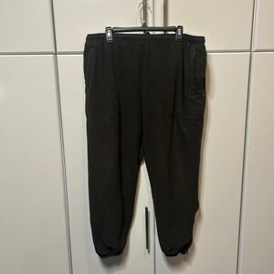 Outersport Fleece Sweatpants Mens Large Brown Olive Green Joggers Made in Russia